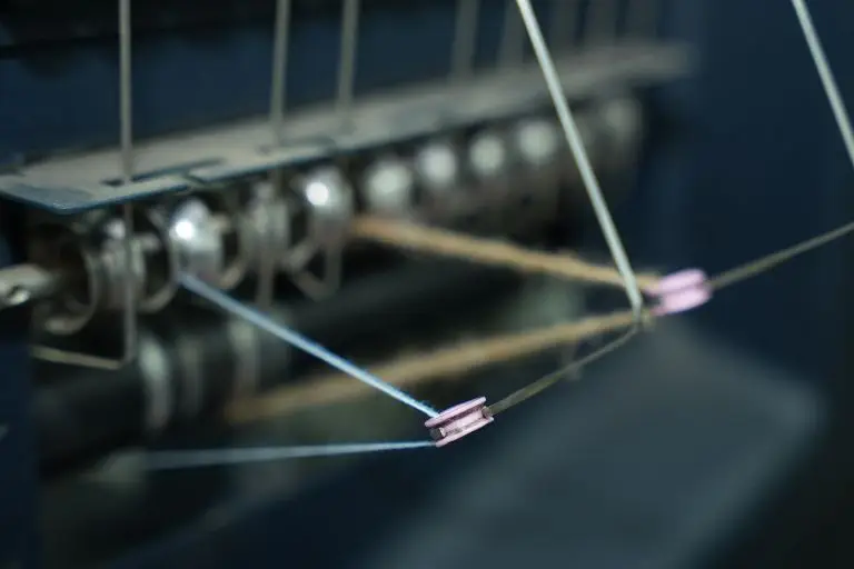 Knitting machine detail