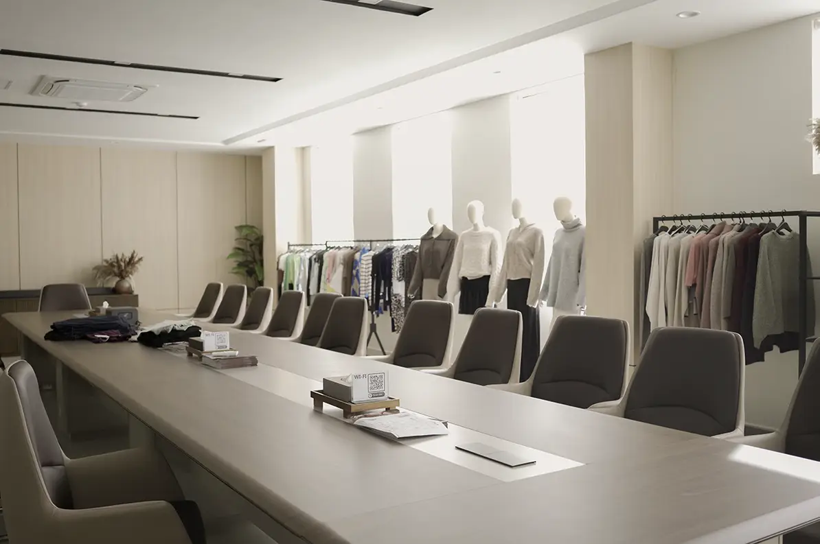 Agile Sweater showroom